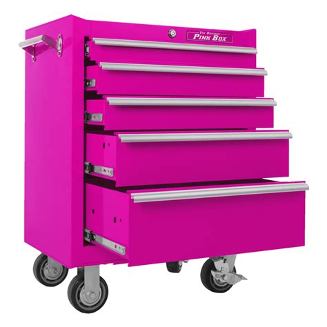 pink metal tool box|pink cantilever tool box.